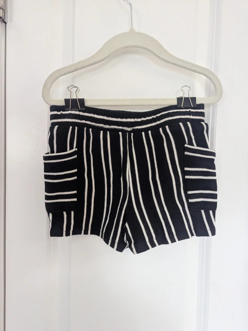 Rachel Zoe Black & White Striped Girls' Two-Piece Shorts Set